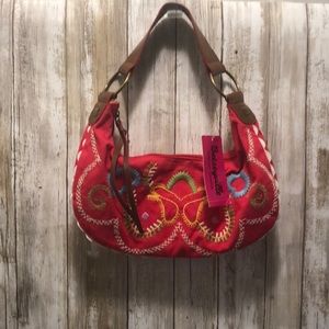 BETSEY JOHNSON red purse, new with tags